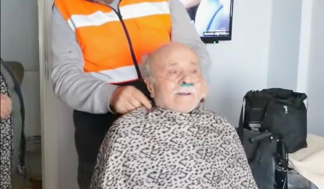 Kilimli Belediyesi’nden Örnek Hizmet: Yaşlılara ve Hastalara Evde Berber Desteği
