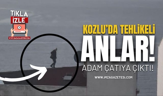Zonguldak'ın Kozlu İlçesinde Tehlikeli Anlar!