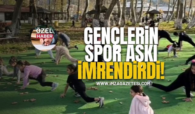 Gençlerin Spor Aşkı İmrendirdi!