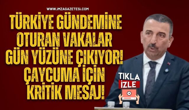 Türkiye Gündemine Oturan Vakalar Gün Yüzüne Çıkıyor! Vali Hacıbektaşoğlu'ndan Çaycuma'da Kritik Mesaj!