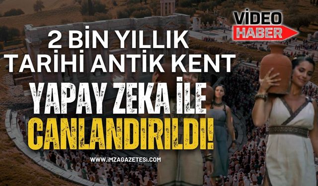 2 Bin Yıllık Tarihi Antik Kent Yapay Zeka İle Canlandırıldı!
