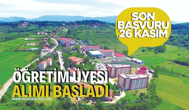 Öğretim Üyesi Alımı Başladı: Son Başvuru 26 Kasım