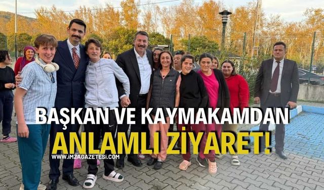 Başkan ve Kaymakamdan Anlamlı Ziyaret!