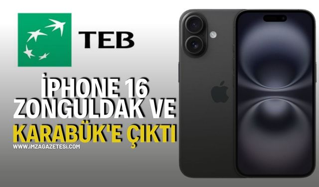 CEPTETEB Çekilişi: iPhone 16 Zonguldak Ve Karabük'e Çıktı