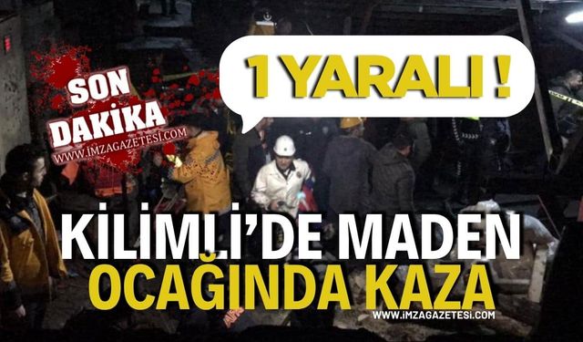 Kilimli’de Maden Ocağında Feci Kaza: Madenci Ağır Yaralandı