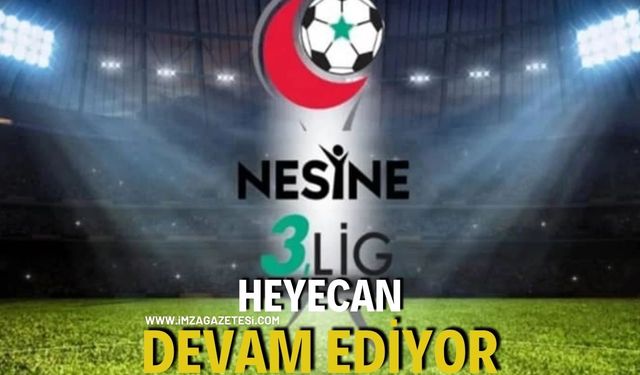 Nesine 3. Lig 3.Grup'ta Heyecan Devam Ediyor