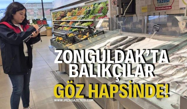 Zonguldak’ta Balıkçılar Göz Hapsinde!
