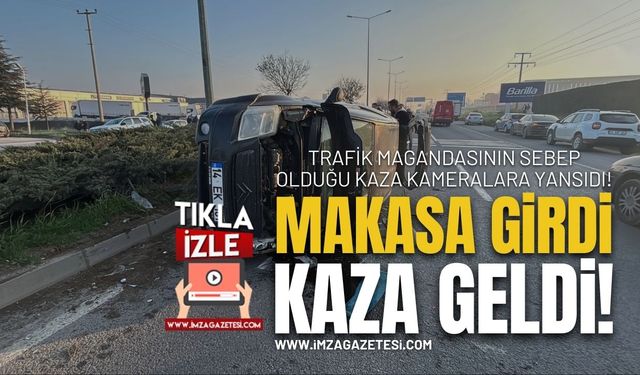 Makasa Girdi, Kaza Geliyorum Dedi!