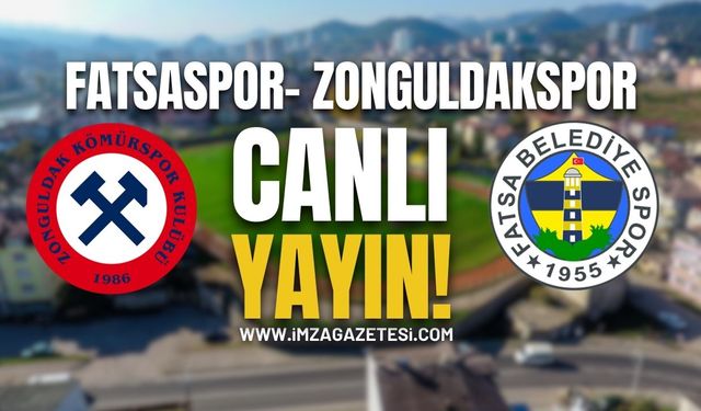 Fatsaspor- Zonguldakspor Maçı... Canlı Tıkla İzle