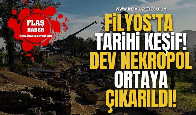 Filyos’ta Tarihi Keşif! Dev Nekropol Ortaya Çıkarıldı!