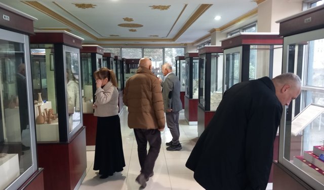 Gökçebey'de Tarihi ve Kültürel Buluşma... Arkeoloji ve Etnoğrafya Özel Müzesini Ziyaret Ettiler