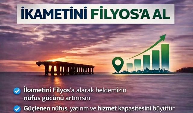 İkametini Filyos’a Al Beldemize Güç Ver!