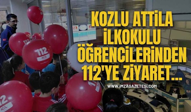 Kozlu Attila İlkokulu Öğrencilerinden 112'ye Ziyaret...