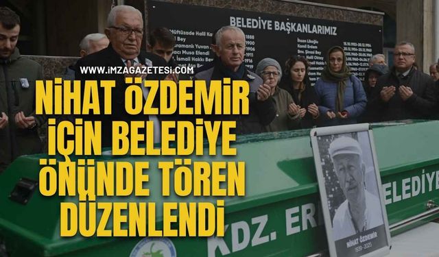 Nihat Özdemir İçin Belediye Önünde Tören Düzenlendi