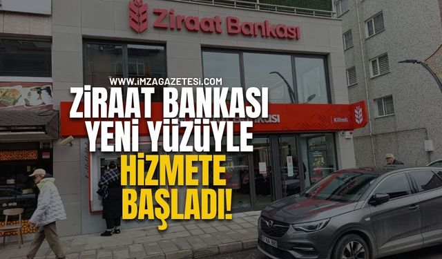Kilimli Ziraat Bankası Yeni Yüzü İle Kapılarını Açtı!