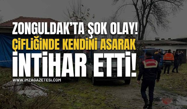 Çiftliğinde Kendini Asarak Yaşamına Son Verdi!