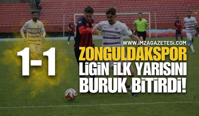 Zonguldakspor Ligin İlk Devresini 6'ncı Sırada Tamamladı