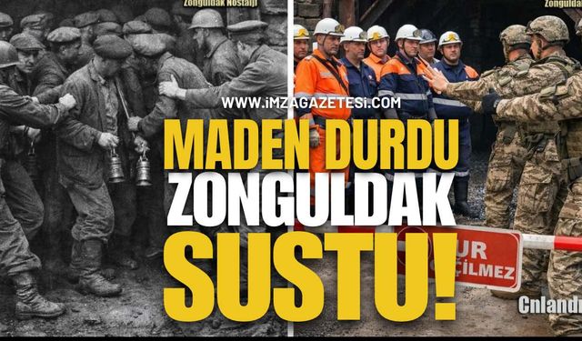 TTK Madenleri Durdu, Zonguldak Sustu!