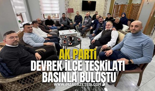 AK Parti Devrek İlçe Teşkilatı Basın Mensuplarıyla Kahvaltıda Buluştu...