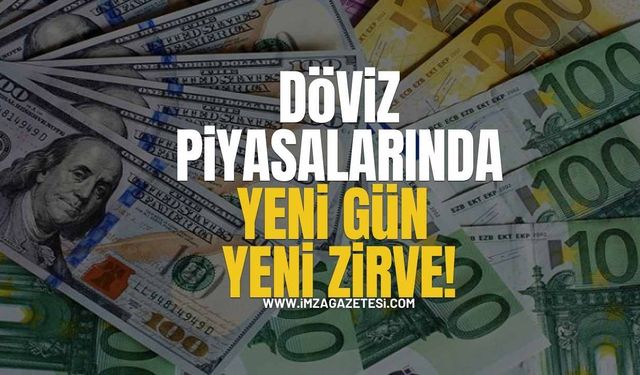 Döviz Piyasalarında Yeni Gün, Yeni Zirve!