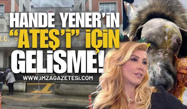 Hande Yener’in Sahiplendiği "Ateş" Davasında Gelişme