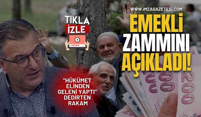 "Hükümet Elinden Geleni Yaptı" Dedirten Rakam: Cem Küçük Emekli Zammını Açıkladı!