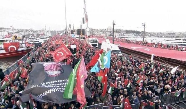 Zonguldak'tan 200, Türkiye'den yüzbinler Gazze İçin Yürüdü!