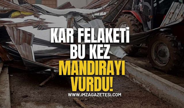 Kar Felaketi Bu Kez Mandırayı Vurdu!
