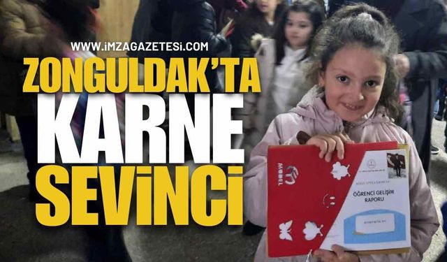 Kozlu Attila İlkokulu'nda Karne Heyecanı...