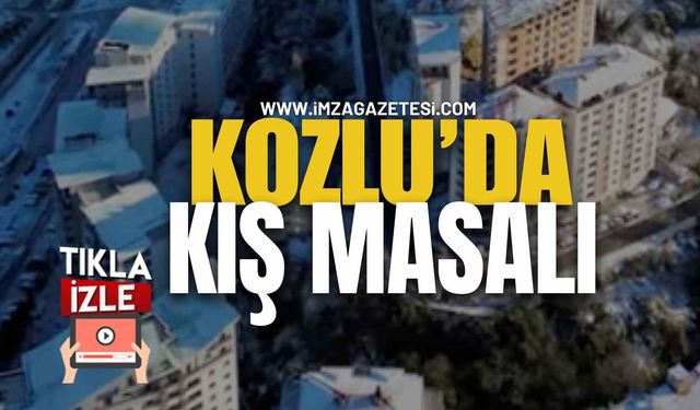 Kozlu Kış Masalına Döndü...