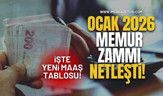 Milyonların Beklediği Ocak 2026 Memur Zammı Netleşti! İşte Yeni Maaş Tablosu!
