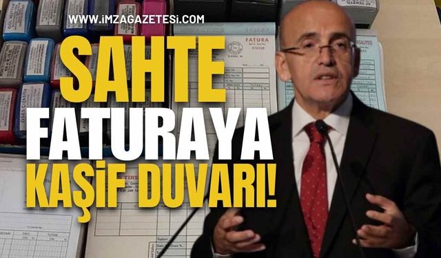 Sahte Faturaya Kaşif Duvarı!