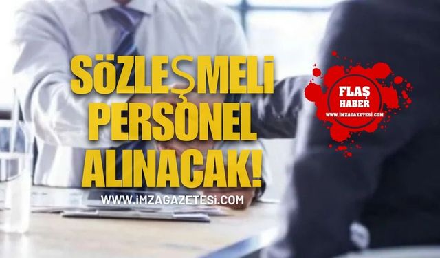 Sözleşmeli Personel Alınacak!