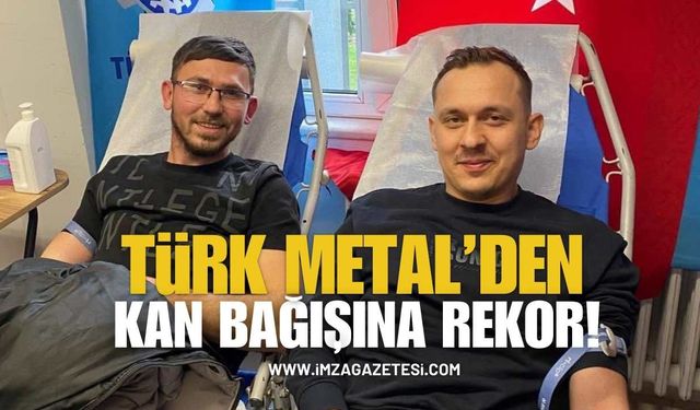 Türk Metal’den Kan Bağışında Rekor! 350 Ünite Kan Toplandı...
