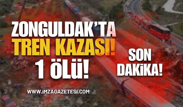 Zonguldak Çaycuma'da Tren Kazası: Can Pazarı! 1 Ölü