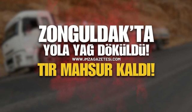 Zonguldak Kilimli'de Tır Mahsur Kaldı!