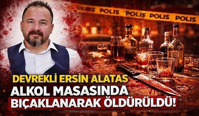 Alkol Masasında Başlayan Tartışma K*anlı Bitti!