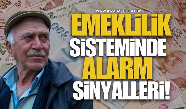 Emeklilik sisteminde alarm sinyalleri!