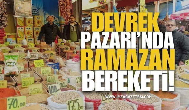 Devrek Pazarı’nda Ramazan Bereketi!