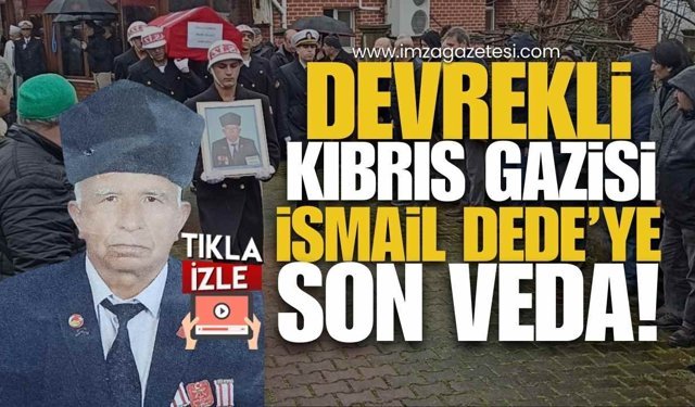 Devrekli Kıbrıs Gazisi İsmail Dede’ye Son Veda