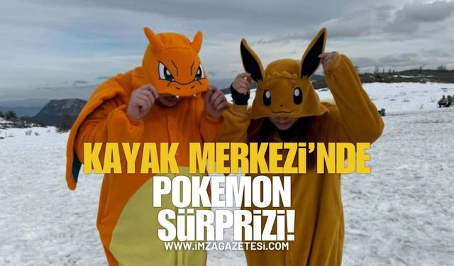 Keltepe Kayak Merkezi’nde Pokemon Sürprizi!