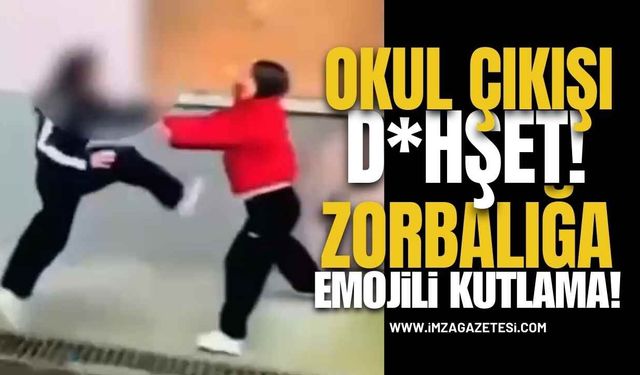 Okul Çıkışı D*hşet! Zorbalığı Emojiyle Kutladılar!