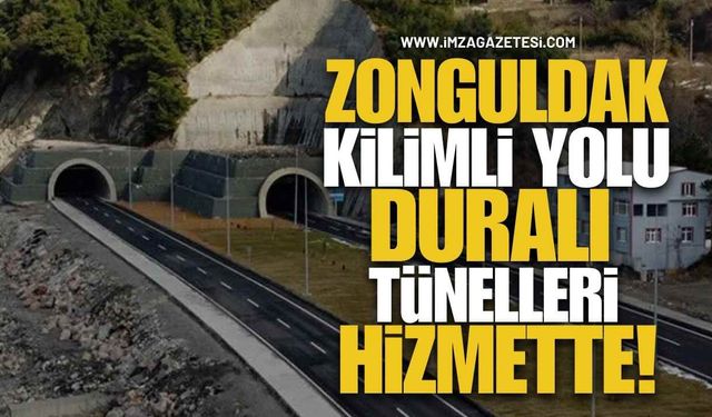 Ulaştırma ve Altyapı Bakanı Abdulkadir: Zonguldak-Kilimli Yolu Ve Duralı Tünelleri Dört Yıldır Hizmette