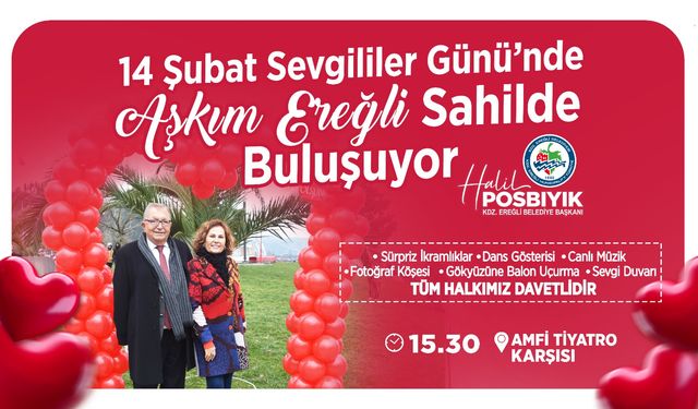 14 Şubat Sevgililer Günü’nde Sahilde Buluşuyor!