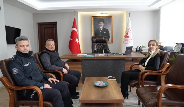 Zonguldak İl Emniyet Müdürü Ergen’den Gökçebey Kaymakamlığı'na Ziyaret