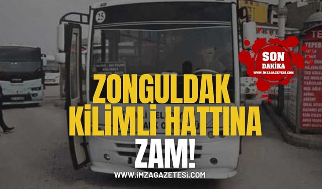 Zonguldak–Kilimli Hattında Ulaşıma Zam!