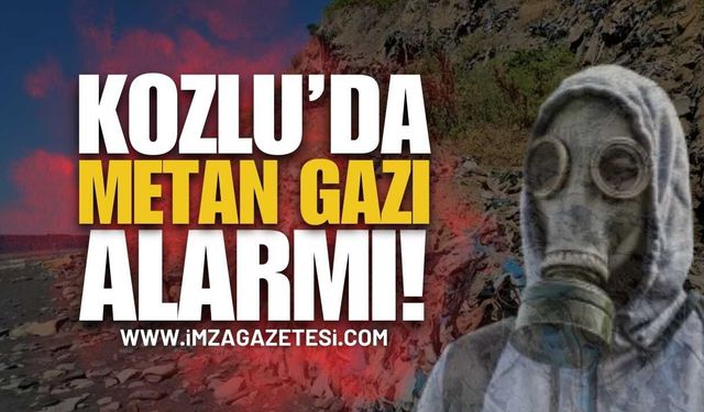 Zonguldak Kozlu Sahili'nde Metan Gazı Tehlikesi!