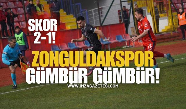 Zonguldakspor Düzcespor Karşısında Gümbür Gümbür! Skor 2-1!