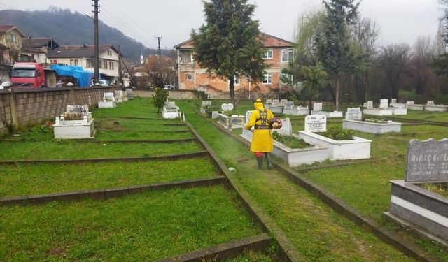 Bartın'da Mezarlıklara Çevre Düzenlemesi!