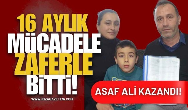 16 Aylık Mücadele Zaferle Bitti! Asaf Ali Kazandı!